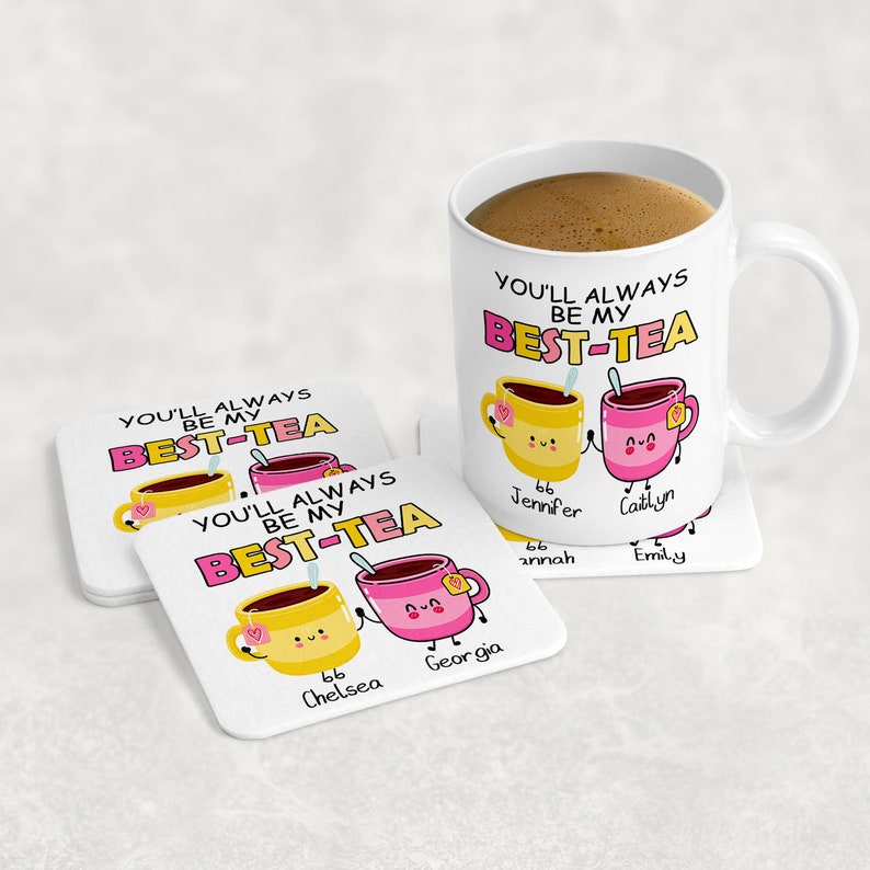 Personalised Best-Tea Mug – Funny Friendship Gift for Best Friend or Sister