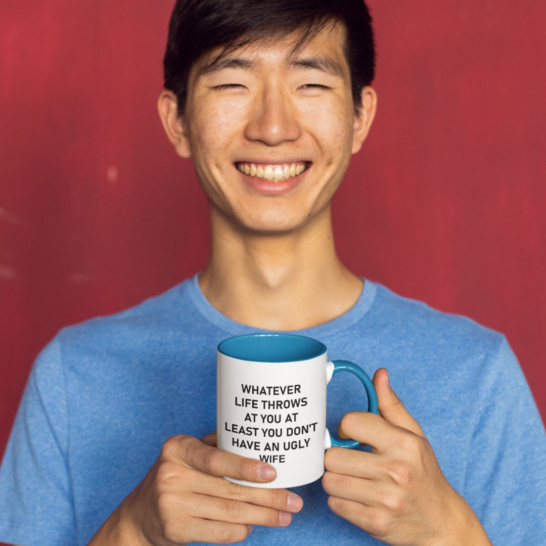 Funny Husband Gift Mug – “At Least You Don’t Have an Ugly Wife”