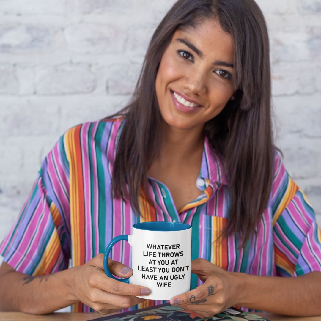 Funny Husband Gift Mug – “At Least You Don’t Have an Ugly Wife”