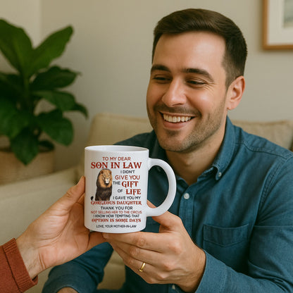 Personalised Son-in-Law Gift Mug — Funny, Fast, Guaranteed