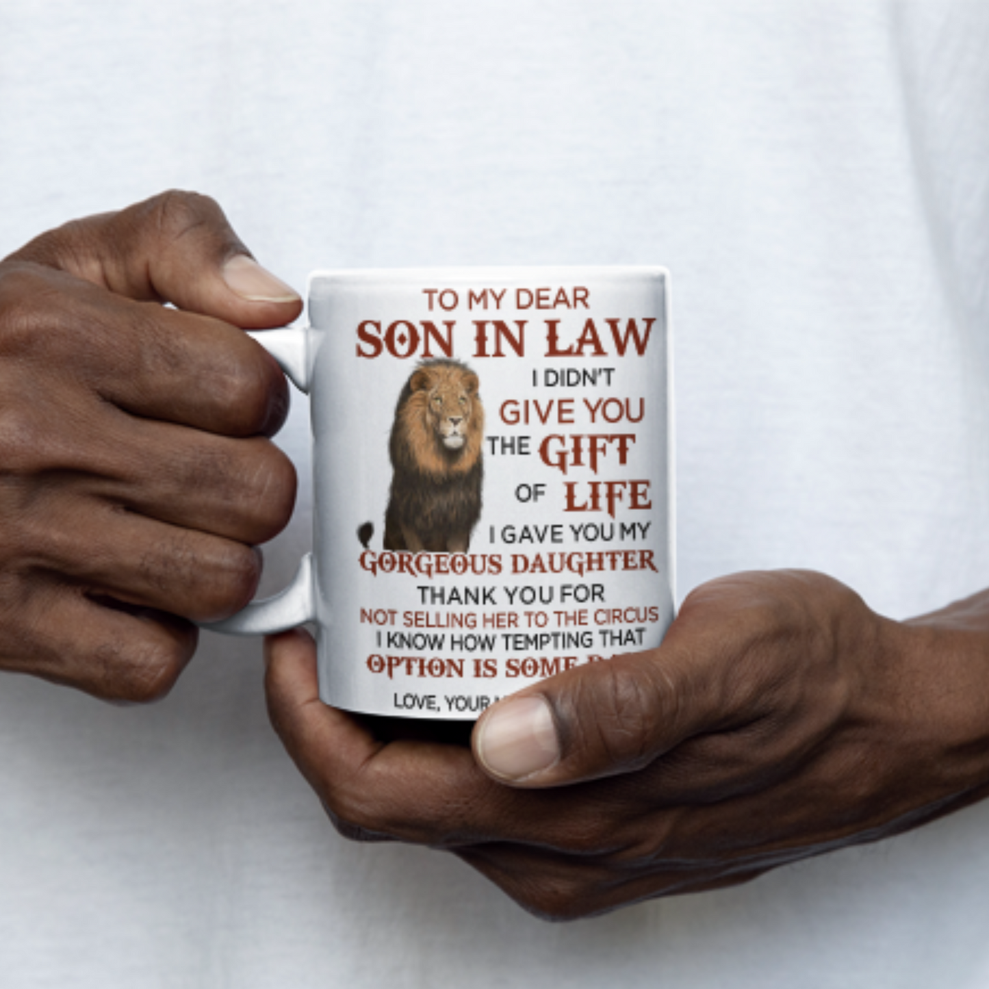 To My Dear Son In Law - Love Mother In Law 11 Ounce Coffee Mug